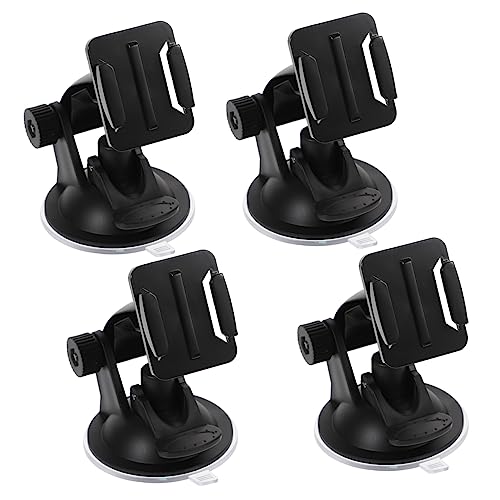 MAGICLULU 4Stücke Kamerahalterung für Action Kameras Einstellbare Saugnapf Halterung für Dashcams rutschfest und Hitzebeständig für Autos und Outdoor Aktivitäten von MAGICLULU