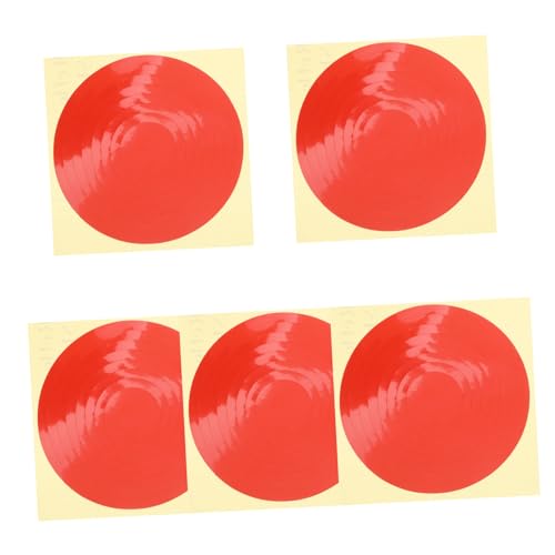 MAGICLULU 5 Blätter Kennzeichnungsaufkleber Des Manometers Etiketten Hinweisaufkleber Messgerät Indikator Klebrig Schilder Mit Manometeranzeige Vinyl Reflektierende Folie Rot von MAGICLULU