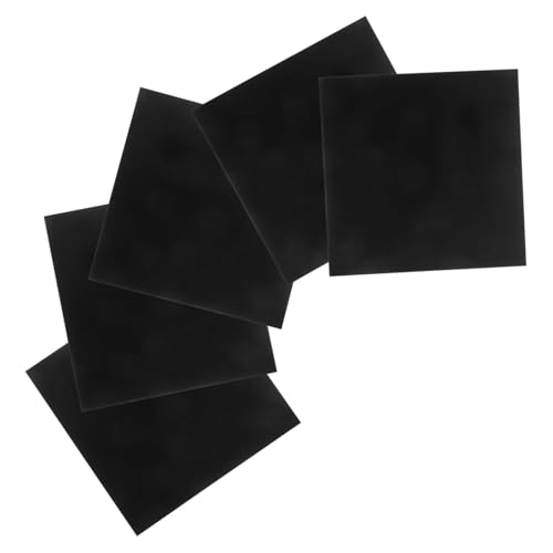 MAGICLULU 5 Stck. Aluminiumschild Platte eloxiert Basteln Aluminiumteller Aluminiumteile Schwarz MAGICLULU 5 Stck. Aluminiumschild Platte eloxiert Basteln Aluminiumteller Aluminiumteile Schwarz von MAGICLULU
