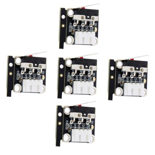 MAGICLULU 5 Stück Endschalter mechanisch Schaltmodul Grenze geschlossen kabelbefestigung Kollisionsmodul Kollisionssensormodul PC-Platine MAGICLULU 5 Stück Endschalter mechanisch Schaltmodul Grenze geschlossen kabelbefestigung Kollisionsmodul Kollisionssensormodul PC-Platine von MAGICLULU