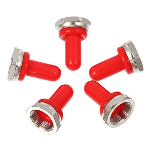 MAGICLULU 5 Stück Wasserdichte Kappe Schalter Abdeckung Wetterfest Schalten Ersatz Wasserdichter Knebel Zubehör Knebelkappen Kreative Cover Gummi Rot MAGICLULU 5 Stück Wasserdichte Kappe Schalter Abdeckung Wetterfest Schalten Ersatz Wasserdichter Knebel Zubehör Knebelkappen Kreative Cover Gummi Rot von MAGICLULU