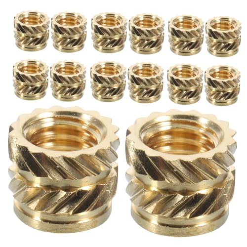 MAGICLULU 50 Stück 3d -druckmuttern Gerändelte Gewindemuttern Muttern Einsetzen Gewindeeinsatzmutter Rändelmuttern Knurled -einsatzmutter Wärmeeinsatzwerkzeug Muttereinsätze Kupfer Golden MAGICLULU 50 Stück 3d -druckmuttern Gerändelte Gewindemuttern Muttern Einsetzen Gewindeeinsatzmutter Rändelmuttern Knurled -einsatzmutter Wärmeeinsatzwerkzeug Muttereinsätze Kupfer Golden von MAGICLULU