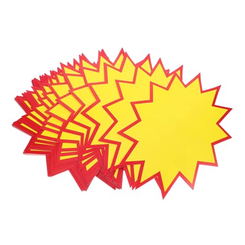 MAGICLULU 50 Stück Ersatz Verkaufsschilder Preisschilder Wiederverwendbare Einzelhandelsnummern Geschäfte Kleine Aufkleber Supermarkt Farbiger Wiederverkauf Blanko Selbstklebend Für von MAGICLULU