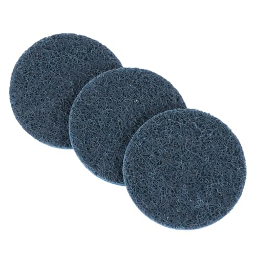 MAGICLULU 50 Stück Nylon Drehmomentsandscheibe Schleifscheiben Schleifpapier Discs Polieren Schleifen Drehmoment Wollrad Schleifer 2-Zoll-Drehmomentablage Wollunterlage Blau Zufällige Farbe von MAGICLULU