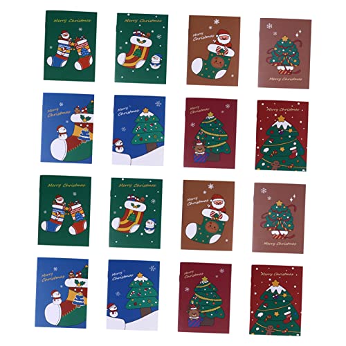 MAGICLULU 50 Weihnachtsbuch Mini- -Memo-Cartoon- -Notizblöcke weihnachtsnotizbuch schreibutensilien Letter Paper Taschennotizbücher Mini-Taschennotizbuch Cartoon-Notizbuch von MAGICLULU