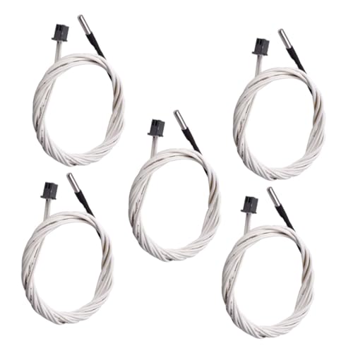 MAGICLULU 5Stücke Ntc Thermistor Sensor Für Hochtemperatur Bis Resistent Gegen Korrosion Für Heizblöcke Zuverlässige Temperaturmessung von MAGICLULU