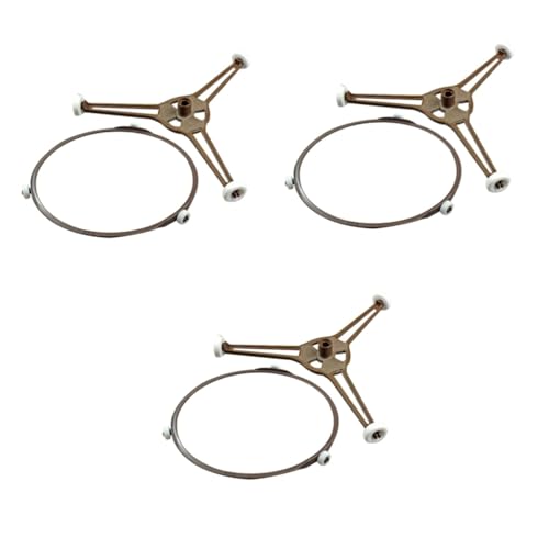 MAGICLULU 6 Stk Mikrowellenzubehör dreibeinstativ microwellenregal Mikrowellenversorgung Rollenring für das Mikrowellentablett Glasschale umkreisen Rand runder Rahmen Komponente Plastik MAGICLULU 6 Stk Mikrowellenzubehör dreibeinstativ microwellenregal Mikrowellenversorgung Rollenring für das Mikrowellentablett Glasschale umkreisen Rand runder Rahmen Komponente Plastik von MAGICLULU