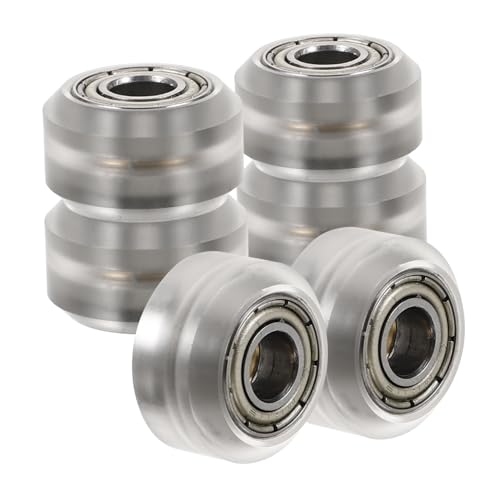 MAGICLULU 6 Stück Lagerräder für 3D-Drucker drucken linear Rolle Rad Druckerräder 3d drucker riemenscheibe kunststoff 3D-Drucker-Versorgung 3D-Druckerteile Plastik von MAGICLULU