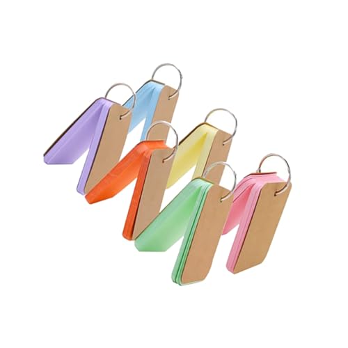 MAGICLULU 6er-Pack Notizen-memokarten mit Schnalle Büro-memokarten für Zuhause und Die Schule Mini Zum Schreiben Von Nachrichten MAGICLULU 6er-Pack Notizen-memokarten mit Schnalle Büro-memokarten für Zuhause und Die Schule Mini Zum Schreiben Von Nachrichten von MAGICLULU