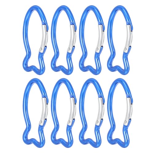 MAGICLULU 8 Stück Karabiner Aus Aluminiumlegierung Wandern S Karabinerschnallen Kleiner Karabinerclip Karabiner Für Schlüssel Karabiner Schlüsselanhänger Wandern Fischköder Camping von MAGICLULU