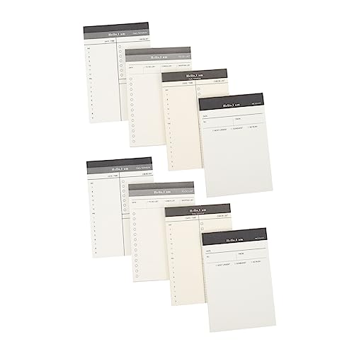 MAGICLULU 8st Notizbuch Konferenznotiz Business Writing Pad Mini- Taschen- Notizblock Undatierte T?gliche Planer Pocket Memo Book W?rter Lernen Notizbücher Memorandum Zerreißbar Papier von MAGICLULU