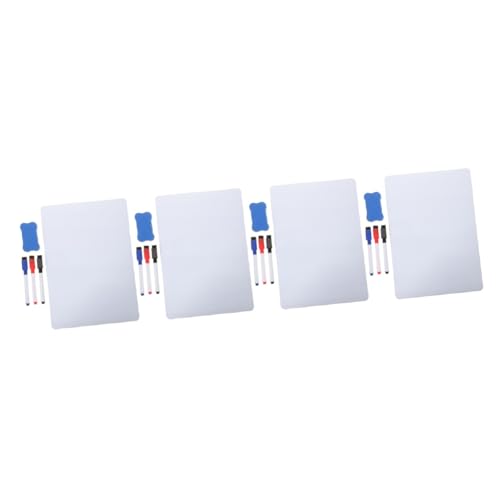 MAGICLULU Aufkleber 4 Sätze Weiches Whiteboard Leer Küchenkühlschrank Erinnerung Kühlschrank Hinweis Whiteboard Kühlschrankplaner Einkaufsliste Magnetauflage Memorandum Büro Tragbar Haustier von MAGICLULU