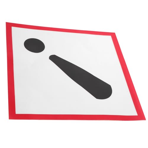 MAGICLULU Aufkleber mit Sicherheitsschildern Außen Auto Vinyl gefahr reflektierende aufkleber Gefahrenzeichen Gefahrzettel reflektierende Etiketten Reflektierende Folie MAGICLULU Aufkleber mit Sicherheitsschildern Außen Auto Vinyl gefahr reflektierende aufkleber Gefahrenzeichen Gefahrzettel reflektierende Etiketten Reflektierende Folie von MAGICLULU