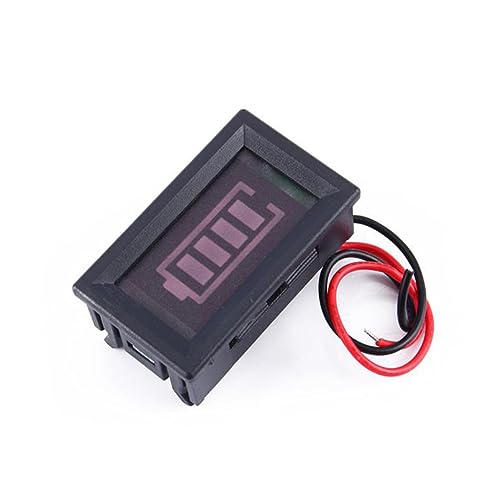 MAGICLULU Batterieanzeige Meter Usb Monitor Verwendung Auto Wiederaufladbare Batterien d Tragbar Digitaler Batteriestester Überwachung Der Batteriekapazität Batteriestatusanzeige Schwarz von MAGICLULU