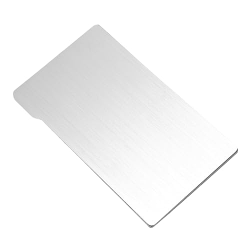 MAGICLULU Bauplatte Bett 3D Druckerteile 3D Druckerplattform 3D Druckerzubehör Stahl Silber von MAGICLULU