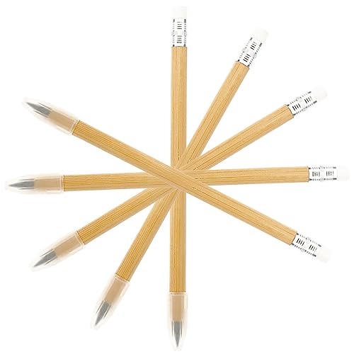 MAGICLULU Bleistifte Zeichnen 5st Graphit-eternity- Tintenlose Für Das Büro Drehbleistift Skizzieren Schreibutensilien Tintenloser Stift Zeichenstift Schreib Weiter Bambus Student von MAGICLULU