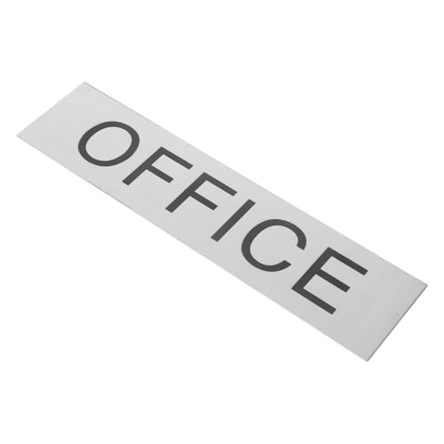 MAGICLULU Bürozeichen das Bürodekor Schulbüroschild LED hängend Bürotür Türschild Büroschilder für die Wand das Büroschild Büroschilder für Türen Tür-Büro-Schild Acryl Silver von MAGICLULU