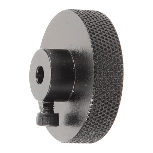 MAGICLULU Druckerhandrad Robustes Positionierungshandrad 3D Druckerwerkzeug Leichtes Positionierungshandrad Austauschbares 3D Druckerhandrad Für Ersatzhandrad Schwarze Aluminiumlegierung von MAGICLULU