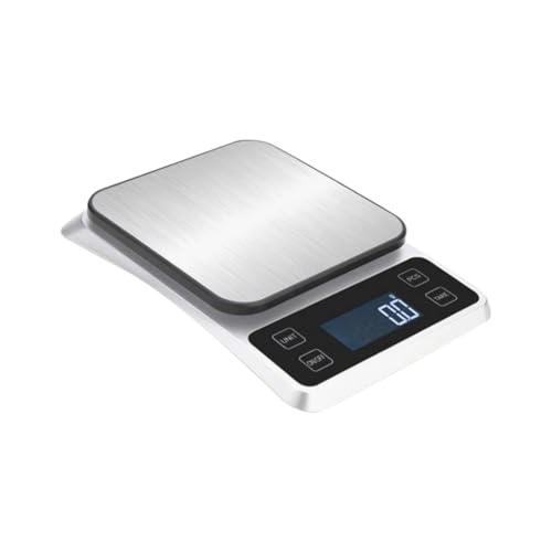 MAGICLULU Elektronische mit hoher Präzision Backen Wiegen Messung digitale Küchenwaage Gewicht Elektronische Küchenwaage Lebensmittelwaagen für die Küche Kochskala Edelstahl flach MAGICLULU Elektronische mit hoher Präzision Backen Wiegen Messung digitale Küchenwaage Gewicht Elektronische Küchenwaage Lebensmittelwaagen für die Küche Kochskala Edelstahl flach von MAGICLULU