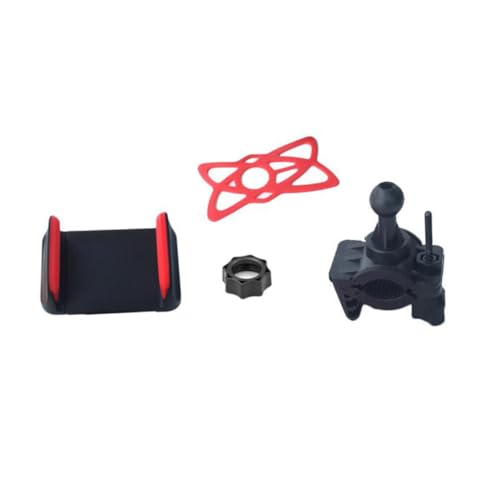 MAGICLULU Fahrradtelefonhalter Universelle Handyhalterung für Fahrradlenker Kompatibel mit Smartphones rutschfeste Gummiplatte von MAGICLULU
