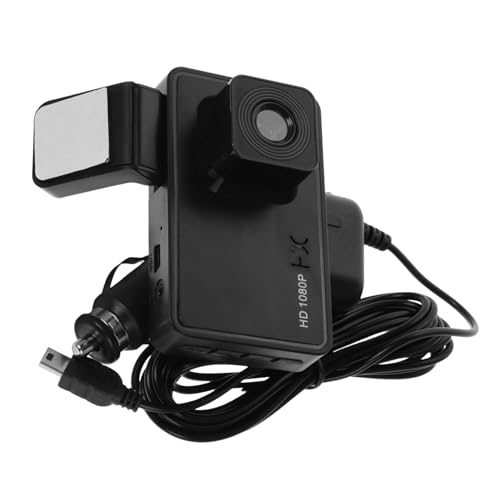 MAGICLULU Fahrrekorder Dashcam Drahtlos Ring-Auto-Kamera Fahrzeugschreiber Mini-dashcam Babyautomonitor Mit Kamera Dashcams Für Autos Auto Babyphone Autokamera Black Plastik von MAGICLULU