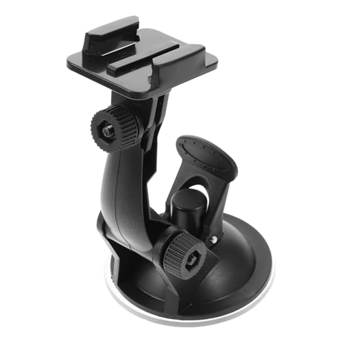 MAGICLULU Kamerahalterung Mit Saugnapf Dashcam Kamerahalterung Für Auto Dash-cam-Halterung Bindestrich Aktion Fahren Kamera Autohalterung Vlog Dash Cam Sport Innere Black Abs von MAGICLULU