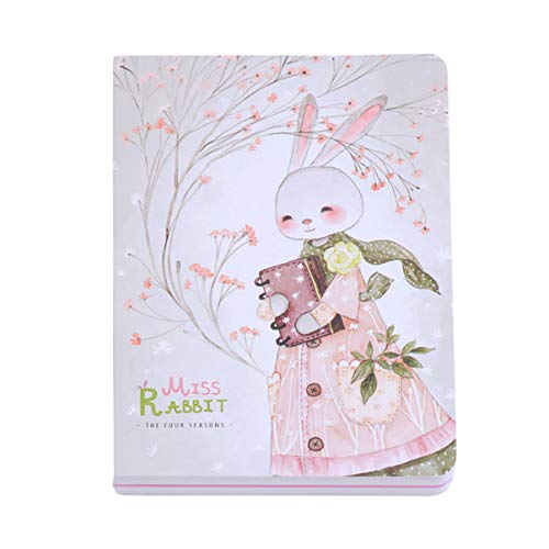 MAGICLULU Bunny Journal Muster Scrapbook Kreatives Notizbuch Für Mädchen Schreibblock Tagebuch Notizblock Notizblock Frühling Wächst von MAGICLULU