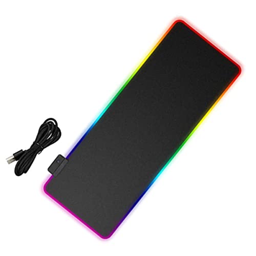MAGICLULU Leuchtendes Mauspad Led-pad Leuchtende Matte Tastaturmatte Led-Matte Mauspad Für Computerspiele Leuchtendes Pad rutschfeste Unterlage Natürliches Gummi Tastatur-pad Schreibtisch MAGICLULU Leuchtendes Mauspad Led-pad Leuchtende Matte Tastaturmatte Led-Matte Mauspad Für Computerspiele Leuchtendes Pad rutschfeste Unterlage Natürliches Gummi Tastatur-pad Schreibtisch von MAGICLULU