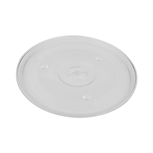 MAGICLULU Mikrowellen-Plattenspieler bandejas para comida mikrowelle ersatzplatte drehteller mikrowelle glasplatte Mikrowellen-Glasschale ersetzen Tablett Glasteller Drehscheibe 27c von MAGICLULU