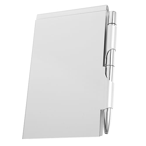 MAGICLULU Abreißbare Memo-tabs Notizbuch Metall-notizbuch Mit Stifthalter Büro-Metall-notizblock Kreatives Taschennotizbuch MAGICLULU Abreißbare Memo-tabs Notizbuch Metall-notizbuch Mit Stifthalter Büro-Metall-notizblock Kreatives Taschennotizbuch von MAGICLULU
