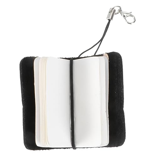 MAGICLULU Anpassbare Größe Mini Notizblock Notizbuch Für Büroangestellte Studenten Schulbedarf Schwarze Spiraltasche von MAGICLULU