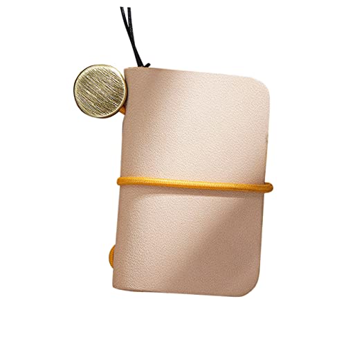 MAGICLULU Mini-notizbuch Süßer Tragbarer Notizblock Weißes Leder Schulbedarf Für Büroangestellte Und Studenten von MAGICLULU