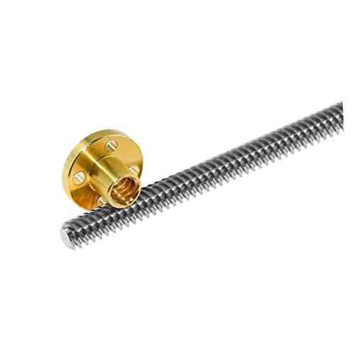 MAGICLULU Schrittmotor Leitspindel Nivelliermutter 3d-druckerteile Führen Schrittmotor 3d Drucker Stepper Erweiterbar Schraube Mit Schraube Für 3d-drucker Schrittmotor Gewindestange von MAGICLULU