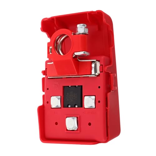MAGICLULU Sicherung Der Batterieklemmen Anschlüsse Für Autobatterien Autobatterie Adapter Terminal- -kit Anschlussklemme Für Autobatterie Batterieladeanschluss Rot Legierung von MAGICLULU