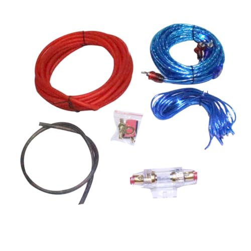 MAGICLULU Subwoofer -Anzug Verstärker Verkabelung Auto-Audiokabel Subwoofer-Verstärkerkabel Auto-Audio-Verkabelung Lautsprecherkabel im Auto Installationskabel für Verstärker von MAGICLULU