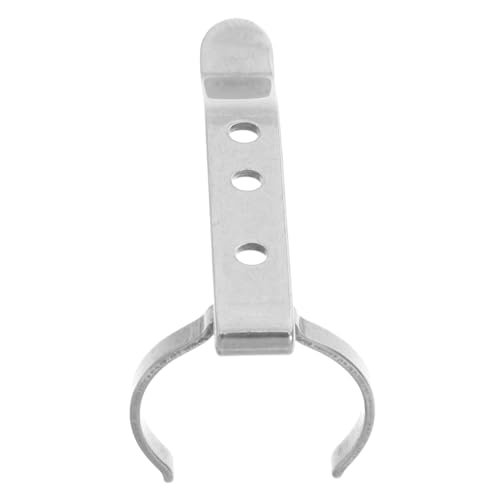 MAGICLULU Taschenlampenclip Gürtel Stifthalter Taschenclip Stiftclips Taschenlampen-tragehalter Gürtelclip Taschenlampe Geldbörsen-licht-handtaschen-licht-clip Clip-taschenlampe Eisen Silver MAGICLULU Taschenlampenclip Gürtel Stifthalter Taschenclip Stiftclips Taschenlampen-tragehalter Gürtelclip Taschenlampe Geldbörsen-licht-handtaschen-licht-clip Clip-taschenlampe Eisen Silver von MAGICLULU