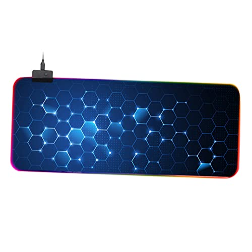 MAGICLULU RGB Mauspad 7 Farbe Lauflicht Ergonomische Gaming Tastatur Matte Nicht- MAGICLULU RGB Mauspad 7 Farbe Lauflicht Ergonomische Gaming Tastatur Matte Nicht- von MAGICLULU