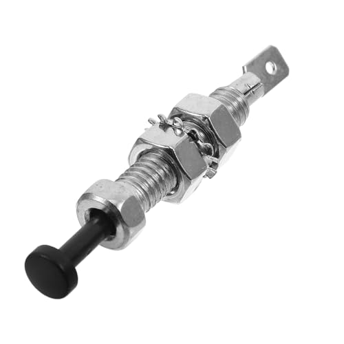 MAGICLULU Türlichtschalter Auto weißer Türschalter Schwarz Innere Ersatz Schalter für Lichthaube Legierung Silver MAGICLULU Türlichtschalter Auto weißer Türschalter Schwarz Innere Ersatz Schalter für Lichthaube Legierung Silver von MAGICLULU