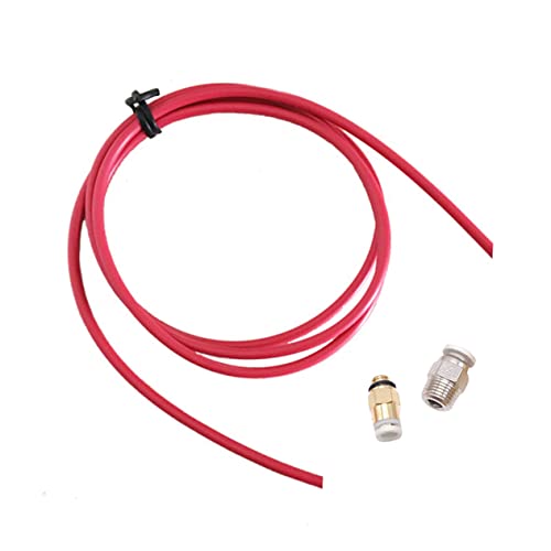 MAGICLULU Zubehör für den 3D-Druck Kupplung 3d drucker teile Schläuche Düse Koppler schnelle Montage PTFE-Schlauch rot MAGICLULU Zubehör für den 3D-Druck Kupplung 3d drucker teile Schläuche Düse Koppler schnelle Montage PTFE-Schlauch rot von MAGICLULU