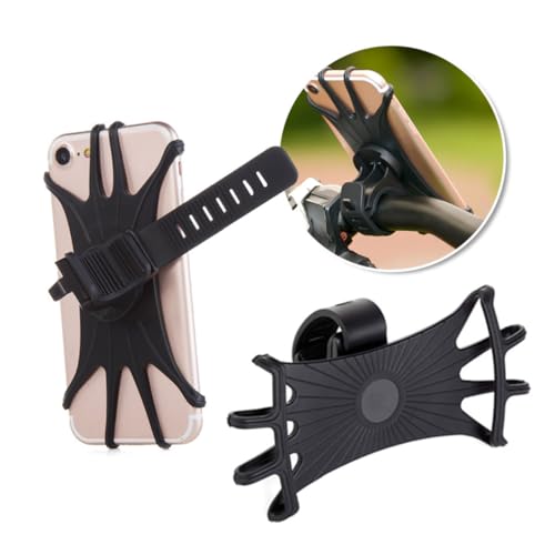 MAGICLULU handyhalter Lenkerhalterung aus Silikon 360 Grad drehbarer Halter Schwarz MAGICLULU handyhalter Lenkerhalterung aus Silikon 360 Grad drehbarer Halter Schwarz von MAGICLULU