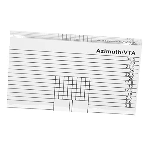MAGICLULU -messung Aufzeichnen Ausrichtung Herrscher Rekord -kraftskala Stiftkraftmesser Praktischer Plattentonarm Stift -alignment -tools Mathematischer Plattenspieler Transparent Acryl MAGICLULU -messung Aufzeichnen Ausrichtung Herrscher Rekord -kraftskala Stiftkraftmesser Praktischer Plattentonarm Stift -alignment -tools Mathematischer Plattenspieler Transparent Acryl von MAGICLULU