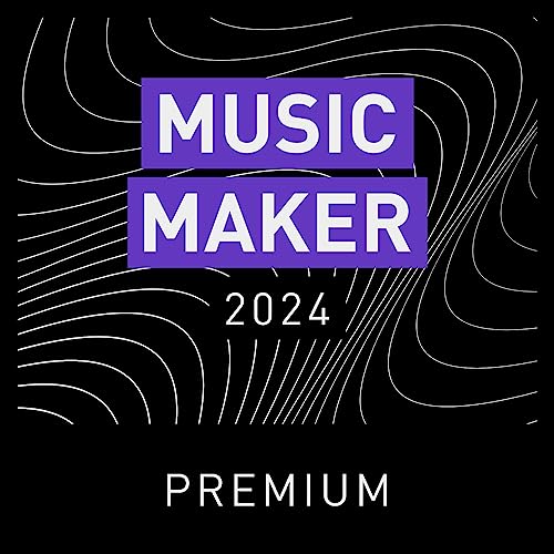 MAGIX Music Maker 2024 Premium- Music Made Easy I Audio Software I Musikprogramm I Audio Produktion | Musik Software für PC | Windows 10 / 11 I 1 PC Lizenz von MAGIX