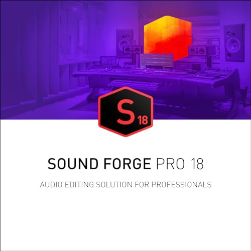 SOUND FORGE Pro 18 - Der All-Round Audio Editor | Audio Software | Musikprogramm | Für Windows 10/11 PC | 1 PC Lizenz als Vouchercode im praktischen Versandkarton inkl. Backup-DVD von MAGIX