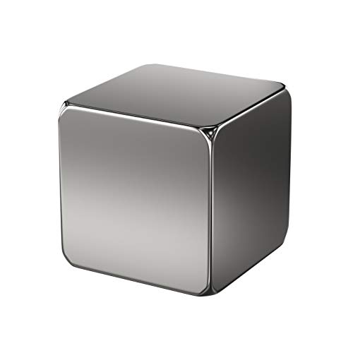 1 Stück Neodym Power-Magnet - Silber - Magnete 20x20x20mm extra stark Würfelmagnet - Haftkraft ca. 21 kg - Starke Magnete Super-Magnet - Magnetwürfel für Whiteboard Magnettafel Werkstatt von MAGNETE.COM