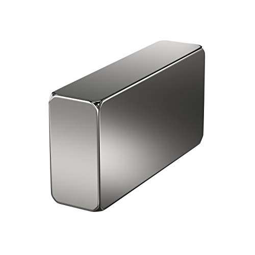 1 Stück Neodym Power-Magnet - Silber - Magnete 40x20x10mm extra stark rechteckig - Haftkraft 26 kg - Starke Magnete Super-Magnet - Ziegel-Magnete für Whiteboard Magnettafel Magnetstreifen Werkstatt 1 Stück Neodym Power-Magnet - Silber - Magnete 40x20x10mm extra stark rechteckig - Haftkraft 26 kg - Starke Magnete Super-Magnet - Ziegel-Magnete für Whiteboard Magnettafel Magnetstreifen Werkstatt von MAGNETE.COM