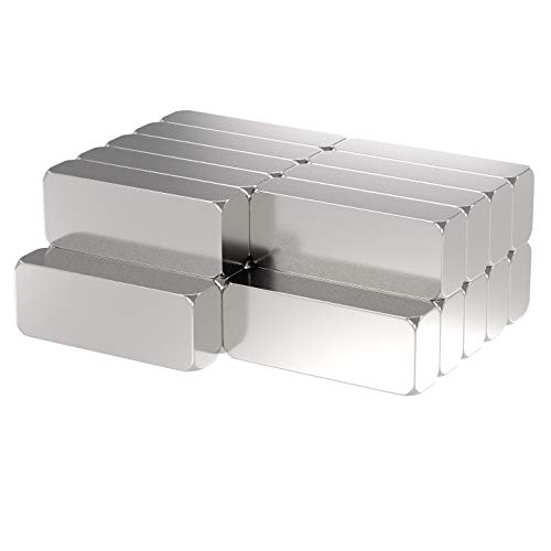 25 Stück Neodym Power-Magnet - Silber - Magnete 8x3x2mm extra stark rechteckig - Haftkraft 0,7 kg - Starke Magnete Super-Magnet - Mini-Magnete für Whiteboard Magnettafel Magnetstreifen Werkstatt 25 Stück Neodym Power-Magnet - Silber - Magnete 8x3x2mm extra stark rechteckig - Haftkraft 0,7 kg - Starke Magnete Super-Magnet - Mini-Magnete für Whiteboard Magnettafel Magnetstreifen Werkstatt von MAGNETE.COM