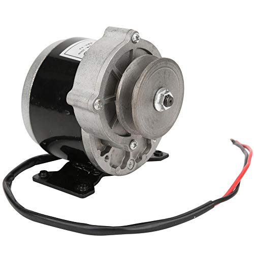 MAGT Getriebemotor 24V 250W, Hochleistungs Elektromotor Reinem Kupfer Riemenscheibe Getriebemotor Zubehör für Elektrofahrrad Elektroroller von MAGT