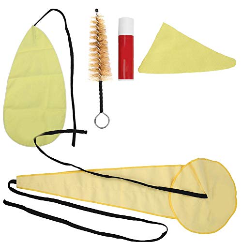 MAGT Saxophon-Wartungskit, 5-teiliges Saxophon-Sax-Reed-Mute-Reinigungstuch Saxophon-Reinigungskit Sax-Wartungstuch-Set für Saxophon und Zubehörteil von MAGT