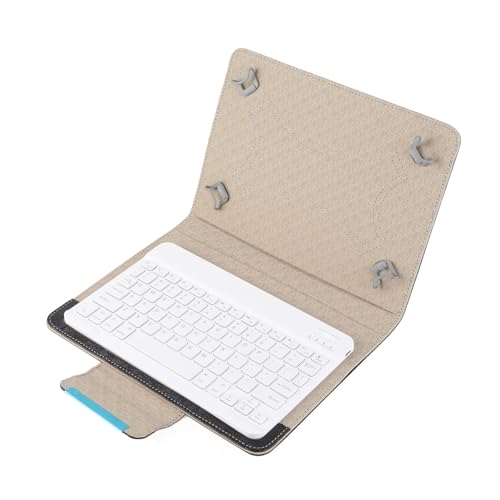 MAGT Tastatur Hülle, 10 '' Tablet Laptop Universal PU Tastatur Schutzhülle Abdeckung Bluetooth Tastatur PU Leder + Bluetooth Tastatur von MAGT