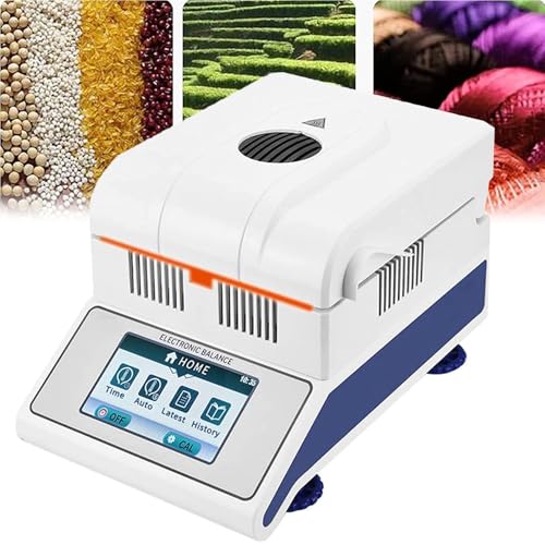 MAHWER Halogen-Feuchtigkeitstester, 50 g Kapazität, 0,02 g Ablesbarkeit, geeignet for Gummi/Tee/Getreide/Korn, hocheffiziente Halogenlampe for gleichmäßige Erwärmung MAHWER Halogen-Feuchtigkeitstester, 50 g Kapazität, 0,02 g Ablesbarkeit, geeignet for Gummi/Tee/Getreide/Korn, hocheffiziente Halogenlampe for gleichmäßige Erwärmung von MAHWER
